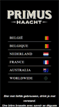 Mobile Screenshot of primus.be