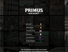 Tablet Screenshot of primus.be