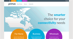 Desktop Screenshot of primus.ca