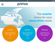 Tablet Screenshot of primus.ca